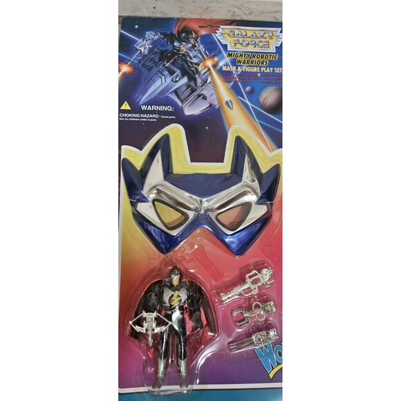 Galaxy Force Stellar Force Chap Mei Mask And Figure  Vintage NOS KO Power Ranger - Picture 4 of 7